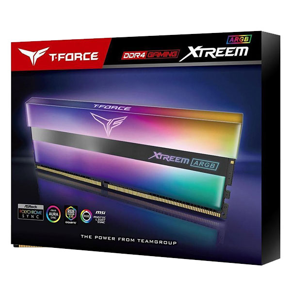 رم دسکتاپ DDR4 دو کاناله 3200 مگاهرتز تیم گروپ مدل T-Force Delta RGB ظرفیت 32 گیگابایت