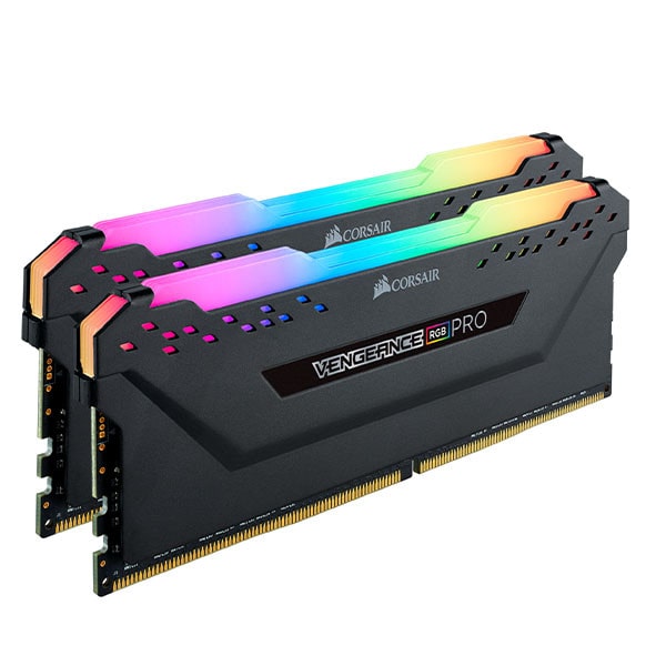 رم دسکتاپ DDR4 دو کاناله 3600 مگاهرتز کورسیر مدل VENGEANCE RGB PRO ظرفیت 32 گیگابایت